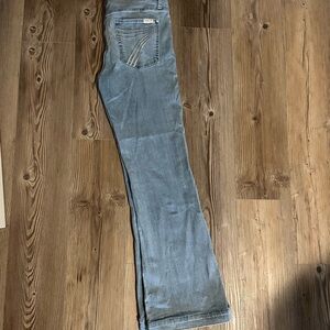 7 For All Mankind Blue Boot Cut Denim